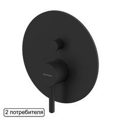 Смеситель для душа скрытого монтажа WHITECROSS Y Y1235BL, черный мат