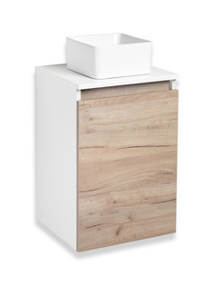 Тумба под раковину Runo Бари 40, крафтовый дуб РУНО