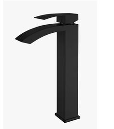 Высокий смеситель для раковины Santarinio SB-100413 черный матовый
