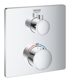 Термостатический смеситель для душа GROHE Grohtherm с переключателем на 2 положения верхни