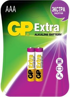 Батарея GP Extra 24AX-2CR2 AAA (2шт. уп)