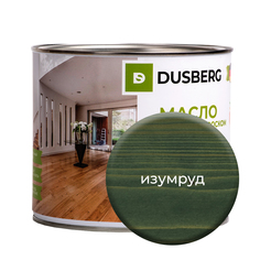 Масло Dusberg с твердым воском на бесцветной основе, 2 л Изумруд