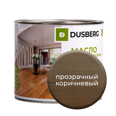 Масло Dusberg с твердым воском на бесцветной основе, 2 л Прозрачно-коричневый