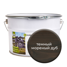 Масло Dusberg для дерева на бесцветной основе, 10 л Темный мореный дуб
