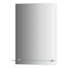 Зеркало настенное с фацетом и полочкой SHELF FACET EVOFORM 50х70 см, SP 9496