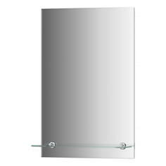 Зеркало настенное с фацетом и полочкой SHELF FACET EVOFORM 40х60 см, SP 9498