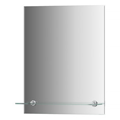 Зеркало настенное с фацетом и полочкой SHELF FACET EVOFORM 40х50 см, SP 9499