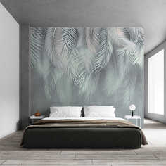 Фотообои на стену антивандальные, моющиеся Пальмовый бриз №2 50x250 см. Mobi Decor