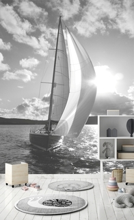 Фотообои Dekor Vinil "Парусник на закате" 200х270 см