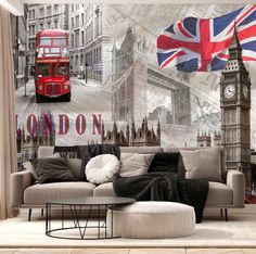 Фотообои Dekor Vinil с городом "Лондон" 300х270 см