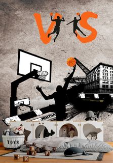 Фотообои Dekor Vinil "Баскетболист" 200х270 см