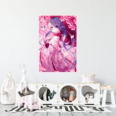 Фотообои Dekor Vinil Аниме с зонтиком 100х150 см