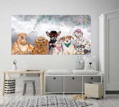 Фотообои Dekor Vinil с животными Собачки 100х200 см