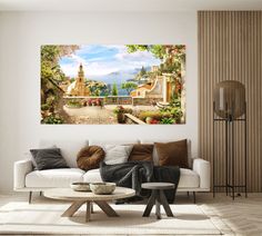 Фотообои Dekor Vinil Вид с террасы на Италию на стену 100х200 см