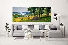 Фотообои Dekor Vinil с природой Летний пейзаж 100х270 см