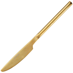 Нож столовый Kunstwerk Саппоро бэйсик длина 22см, нерж.сталь, золотой