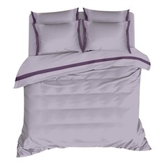 Комплект постельного белья Mona Liza Ti семейный мако-сатин 70 х 70 см фиолетовый