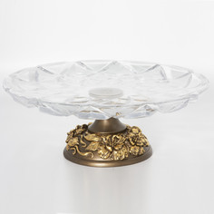 Фруктовница-конфетница Лето Бронза Bogacho