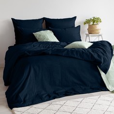 Комплект постельного белья Verossa Twilight blue сатин 2,0сп, меланж, хлопок 100%, 790364