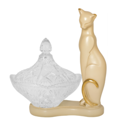 Сахарница Кошка Шелби Айвори Bogacho