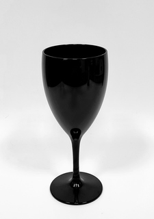 Бокал для вина Nipco черный из поликарбоната 1 штука