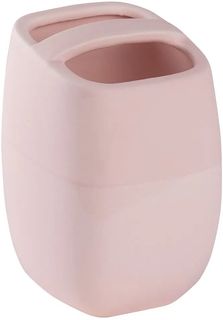 Стакан для зубных щеток Wess Brillar pink с разделителем
