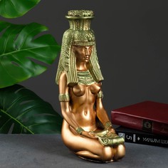 Статуэтка "Клеопатра" медный с золотом, 31х20х12см Хорошие сувениры