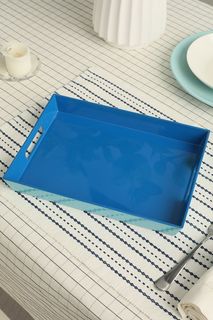 Поднос 22x29 см COINCASA синий полипропилен 7358401