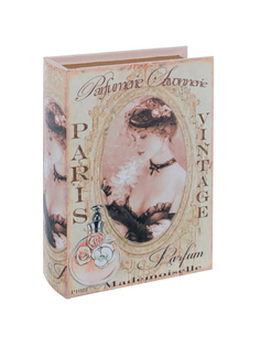 Шкатулка-книга Remecoclub для украшений, деревянная 12x20x4 см