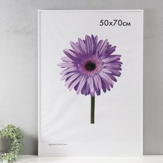 Фоторамка пластик Lida 50х70 см белый No Brand
