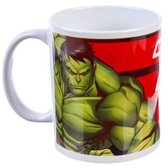 Кружка сублимация "Смелому, сильному, умному", Мстители 350 мл. Marvel