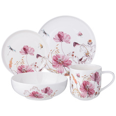 Набор посуды обеденной Lefard 195124 flowers на 4 персон 16 предметов