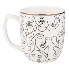 Кружка для напитков Lefard Modern Lines 350 мл белая