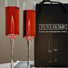 Бокалы YUVS Home для шампанского 2 шт