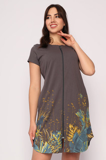 Халат женский Fashion Margo Х159 коричневый 50 RU