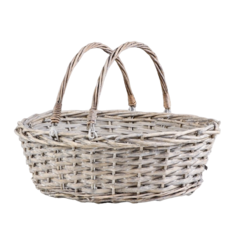 Корзина, 39 х 31 х 13 см, белая No Brand