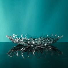 Тарелка стеклянная "Виктория", Иран (6 шт) No Brand