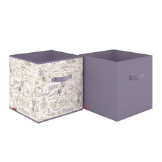 Коробки стеллажные Valiant LV-BOX-SK, для хранения вещей, набор 2 штуки