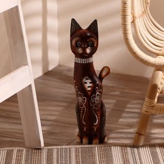 Сувенир дерево "Кошка " 40 см No Brand