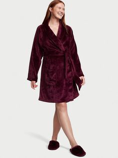 Халат женский Victorias Secret ST 11197708 CC 5RZ8 бордовый XS/S