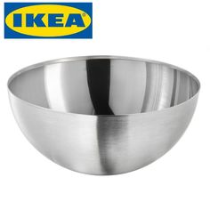 Салатник IKEA, 20 см, нержавеющая сталь. BLANDA BLANK.