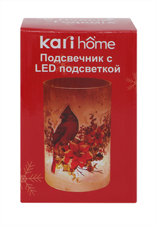 Подсвечник с LED подсветкой Kari Home