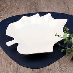 Блюдо сервировочное Nouvelle Маршмеллоу 36х30х3 см, фарфор