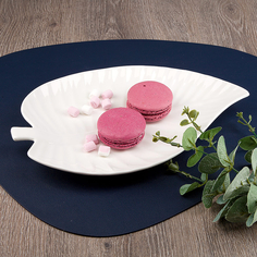 Блюдо сервировочное Nouvelle Маршмеллоу 30х19х2.5 см фарфор