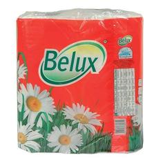 Полотенца бумажные 2-слойные Belux рулонные 2 рул/уп по 60 листов 12 уп
