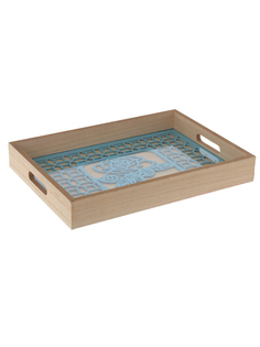 Поднос декоративный Remecoclub деревянный 40x30 см 766364
