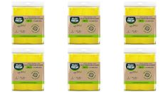 Салфетки Master Fresh эко целлюлозные с антимикробной добавкой Eco Line 15x18 см,3шт,6 уп