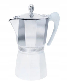 Кофеварка гейзерная G.A.T. DIVA 101509 white 450мл, на 9 чашек, для индукционной плиты