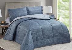 Комплект постельного белья Cleo с одеялом сатин NBO-007 Размер Евро