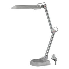 Настольная лампа Эра NL-202-G23-11W-GY на струбцине/подставке серый ERA